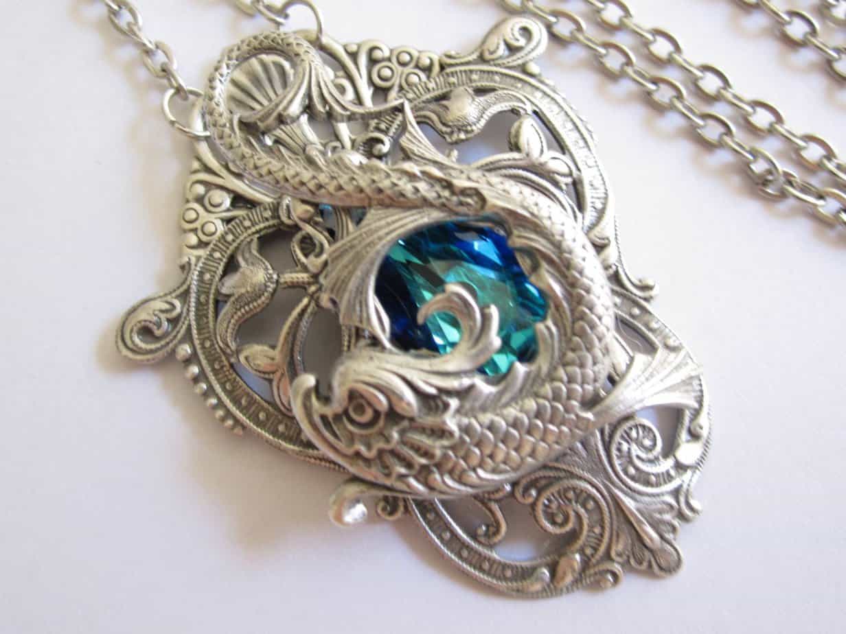 unique art nouveau necklace