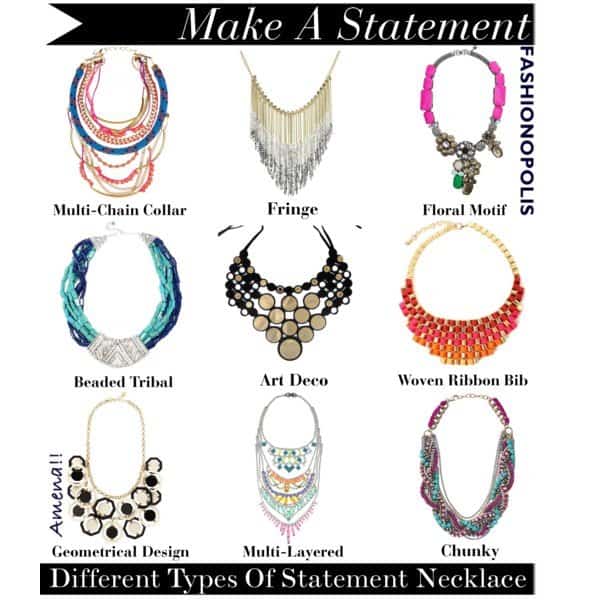 What Is A Statement Necklace? A Quick Guide To The Various Types And 