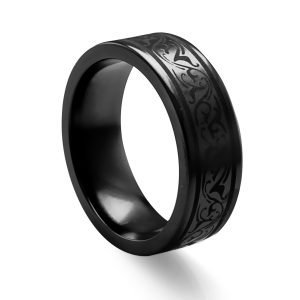 edward mirell black titanium ring