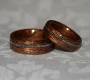 Wood Wedding Rings wooden engagement ring