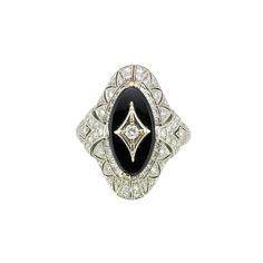 black onyx ring