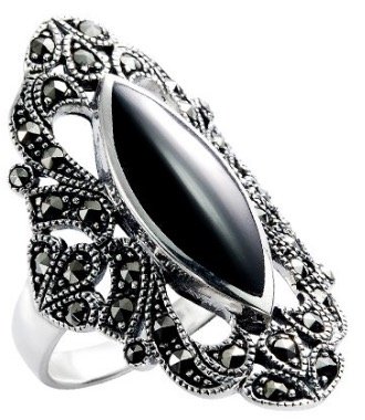 black onyx ring