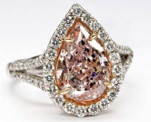 colored diamond ring