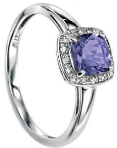 iolite engagement rings