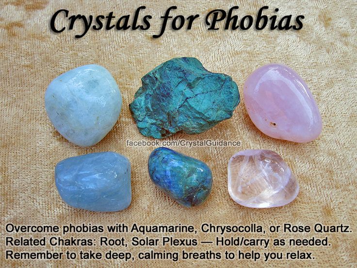 overcome phobias with aquamarine