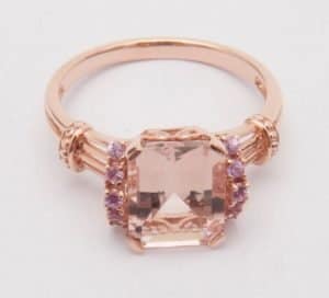 jewelry morganite ring