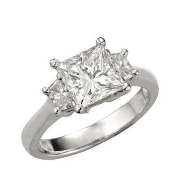 princess cut diamond ring