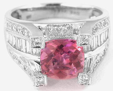 tourmaline engagement ring