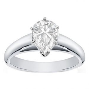 Pear Cut Engagement Ring setting