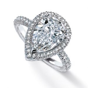 pear cut engagement ring