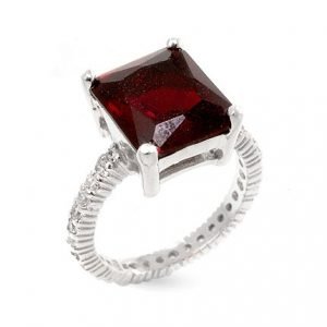 ruby radiant cut 4 prong