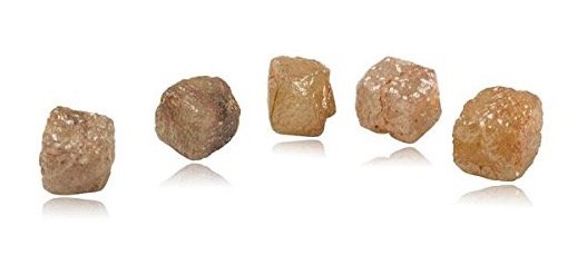 cube shaped pink red orange hues a collectors dream loose rough diamonds