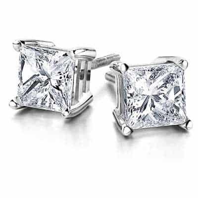 platinum diamond studs