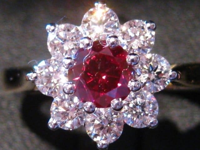 red diamond flower