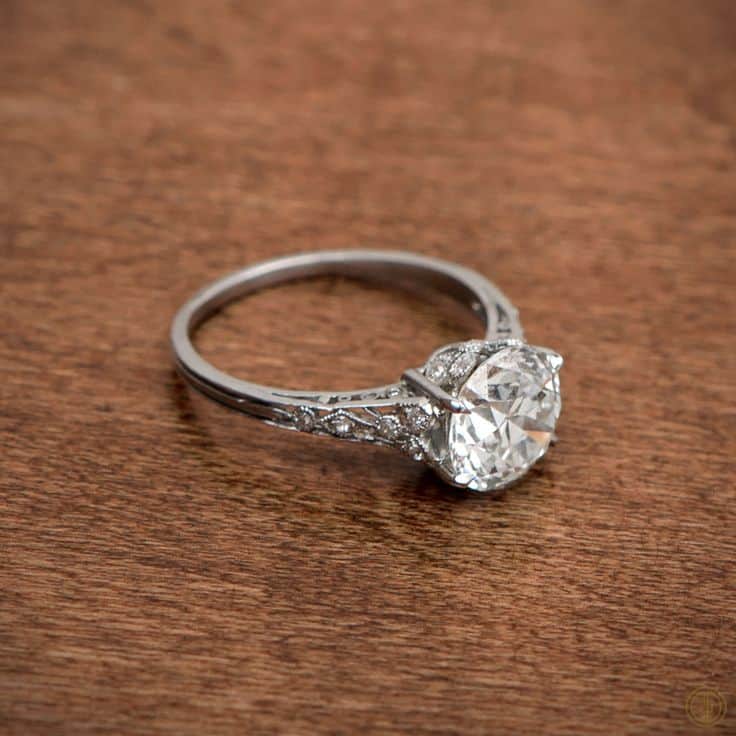 stunning Antique Edwardian Engagement Ring