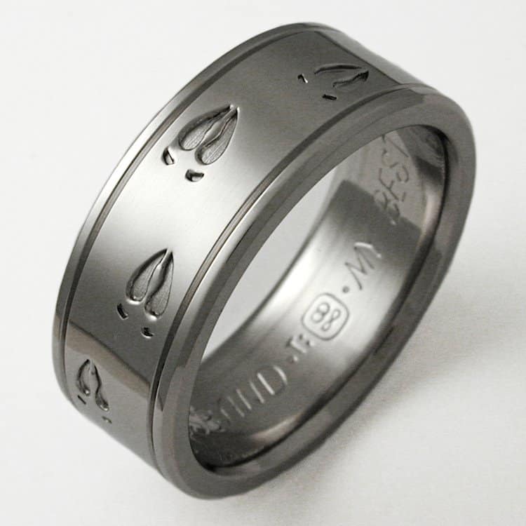 titanium wedding band