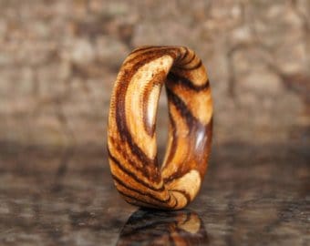 zebrawood ring