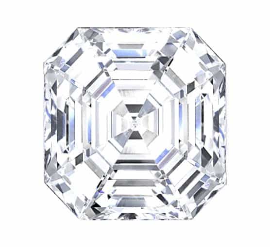 1-03 carat asscher cut diamond