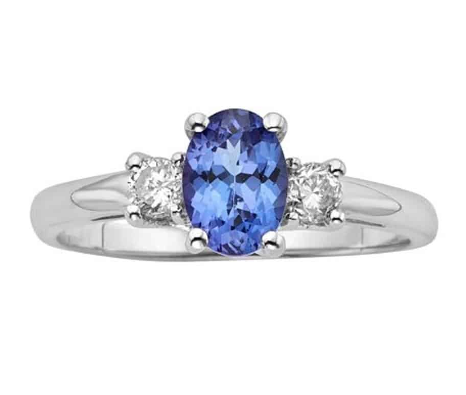 Colored Gemstone Engagement Rings - Blue Gemstone Rings