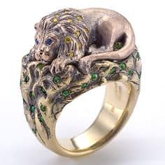 wendy brandes lion ring