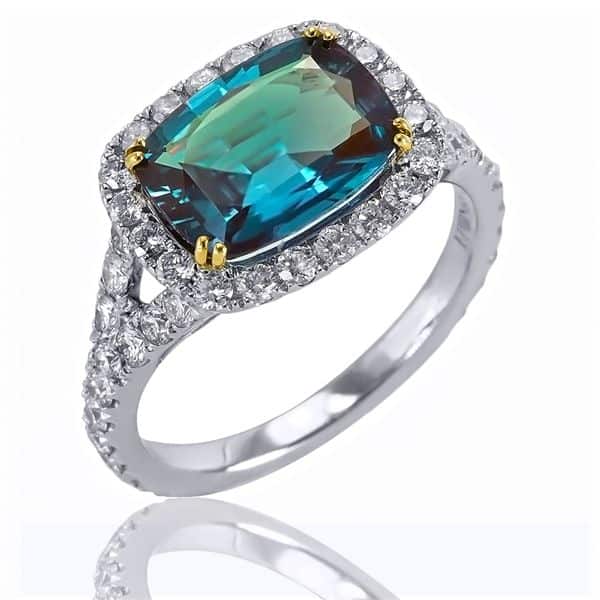 alexandrite corundum blue green