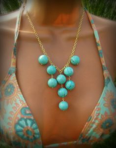 bubble statement necklace