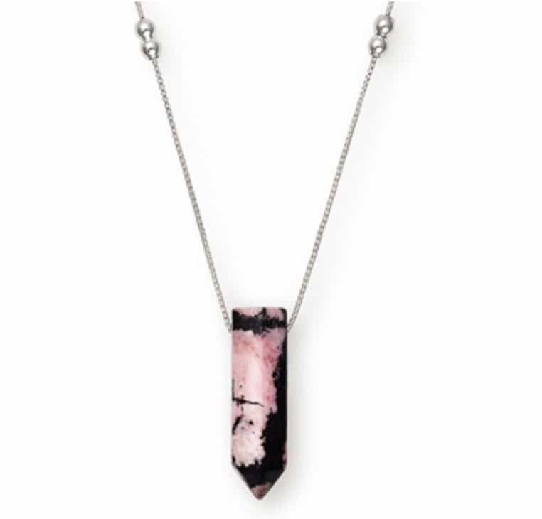 Rhodonite Pendant Necklace