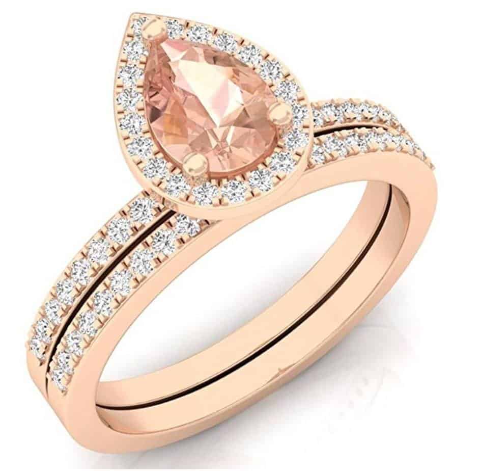 morganite engagement rings amazon