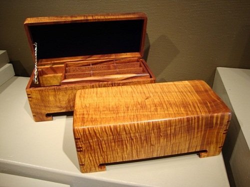 koa wood jewelry box