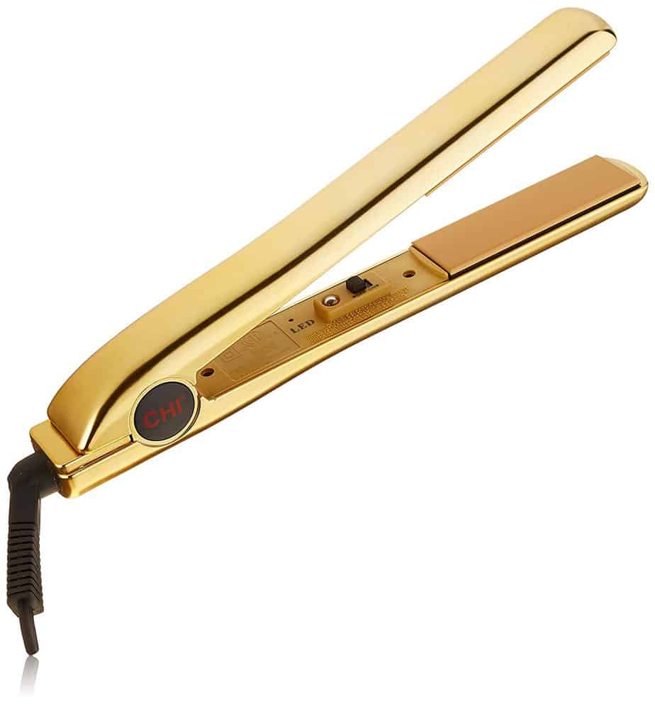 CHI PRO 1" Ceramic Flat Iron in Keratin Gold with Free Gifts - Ionic Tourmaline Hair Straightener