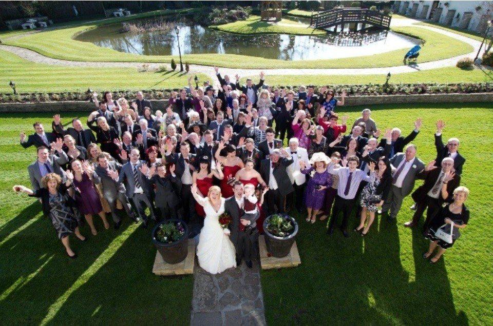 wedding group photo