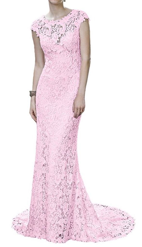 MILANO BRIDE Retro Wedding Anniversary Dress Sheath Lace Sleeves Evening Gown review