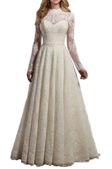 We Review Amazon's Best A-Line Wedding Gowns for Your Perfect Day