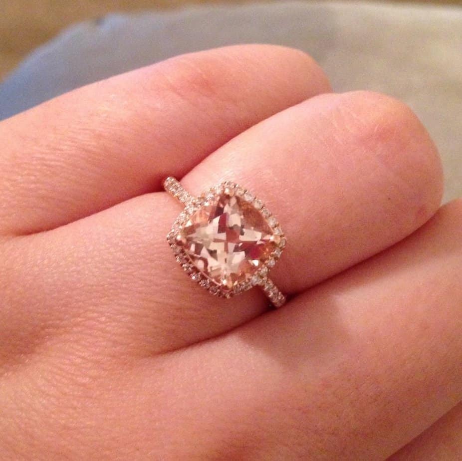 Cleaning a sale morganite ring