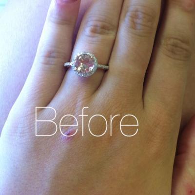 Cleaning a 2025 morganite ring