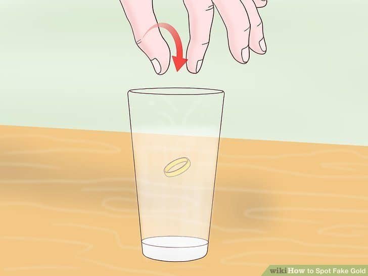 how to tell if it's real gold water test