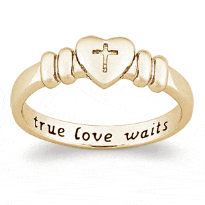 true love waits gold purity ring