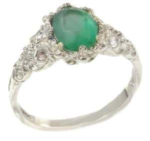 affordable emerald rings - natural