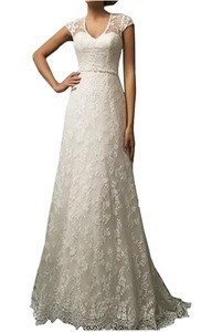 honey qiao vintage lace country wedding dress