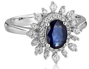 oval engagement rings sapphire