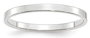 womens thin band satin finish