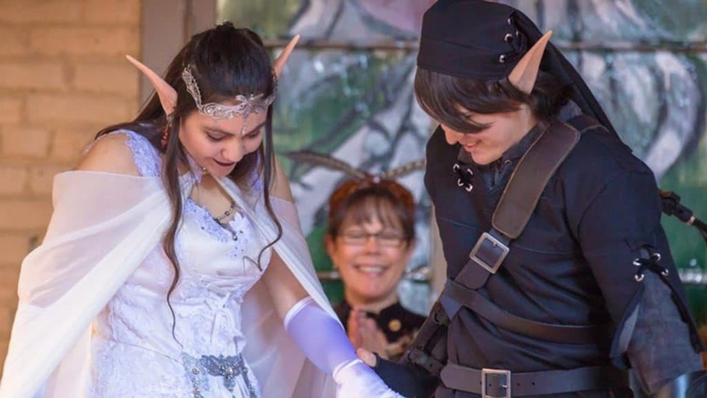 cosplay wedding