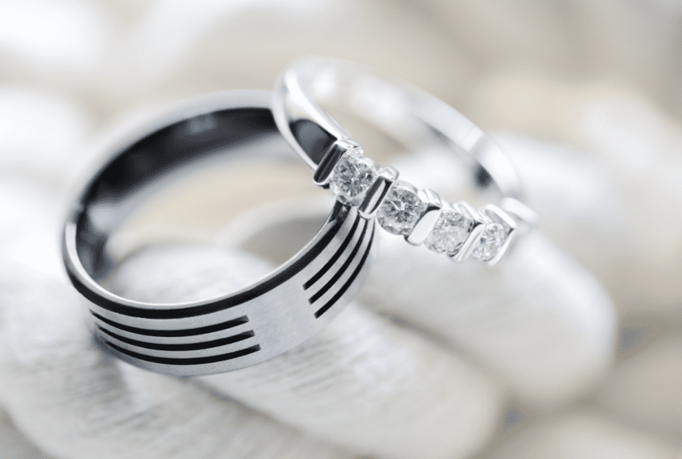 Women's Durable Titanium Wedding Rings and Bands