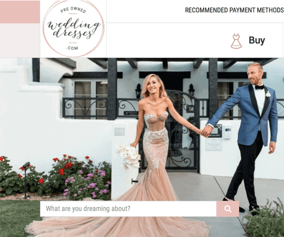 used wedding dress sites