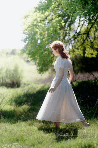 woman in dress