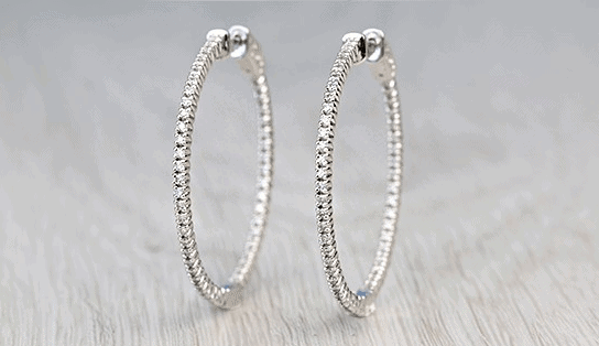 hoop earrings