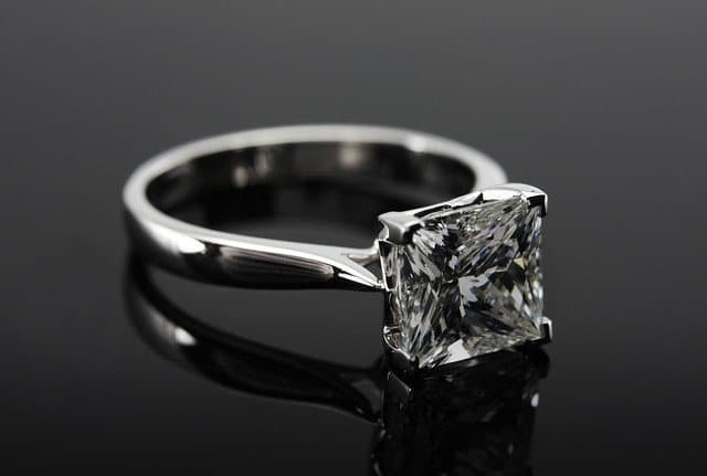 moissanite ring