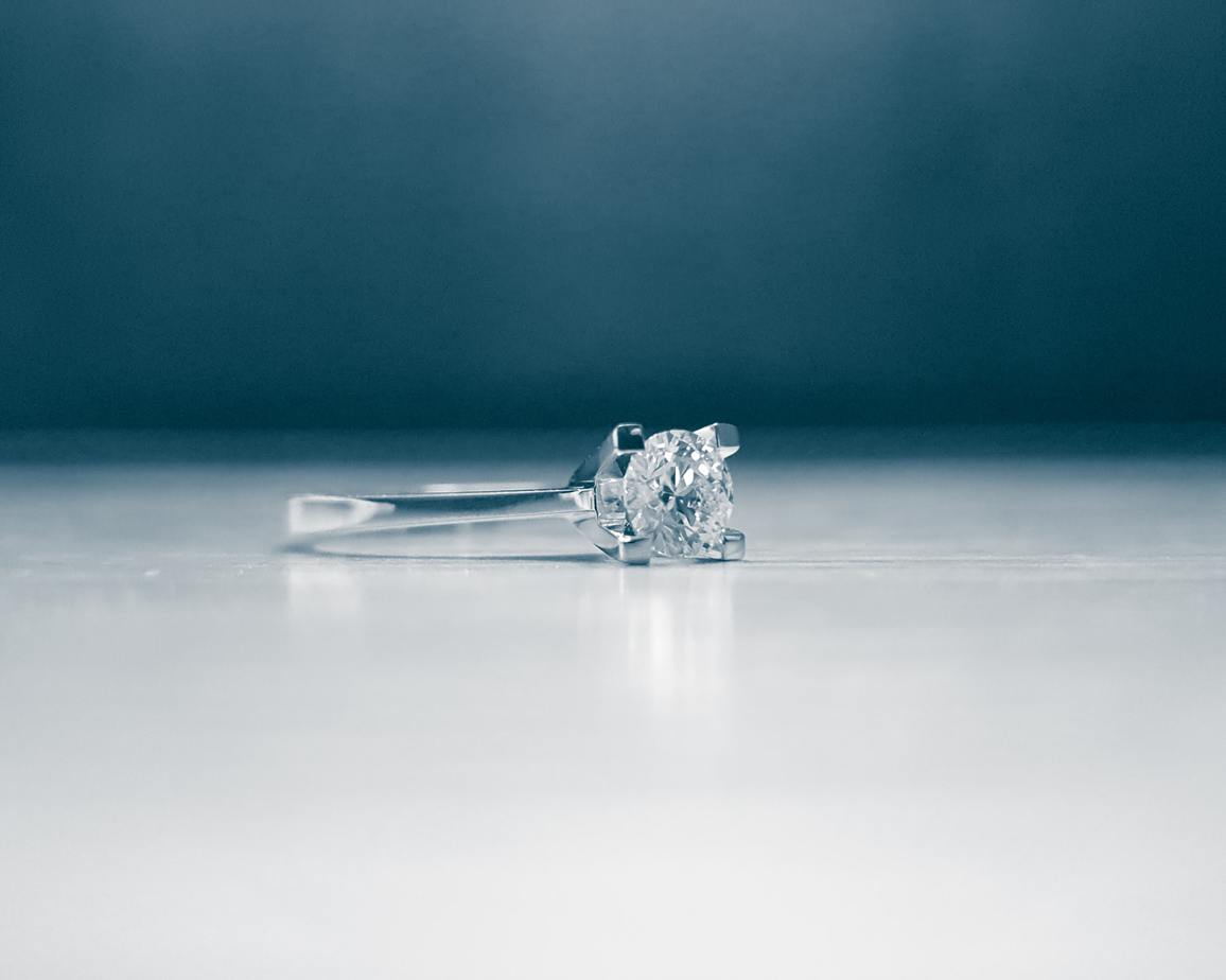 lab grown diamond ring