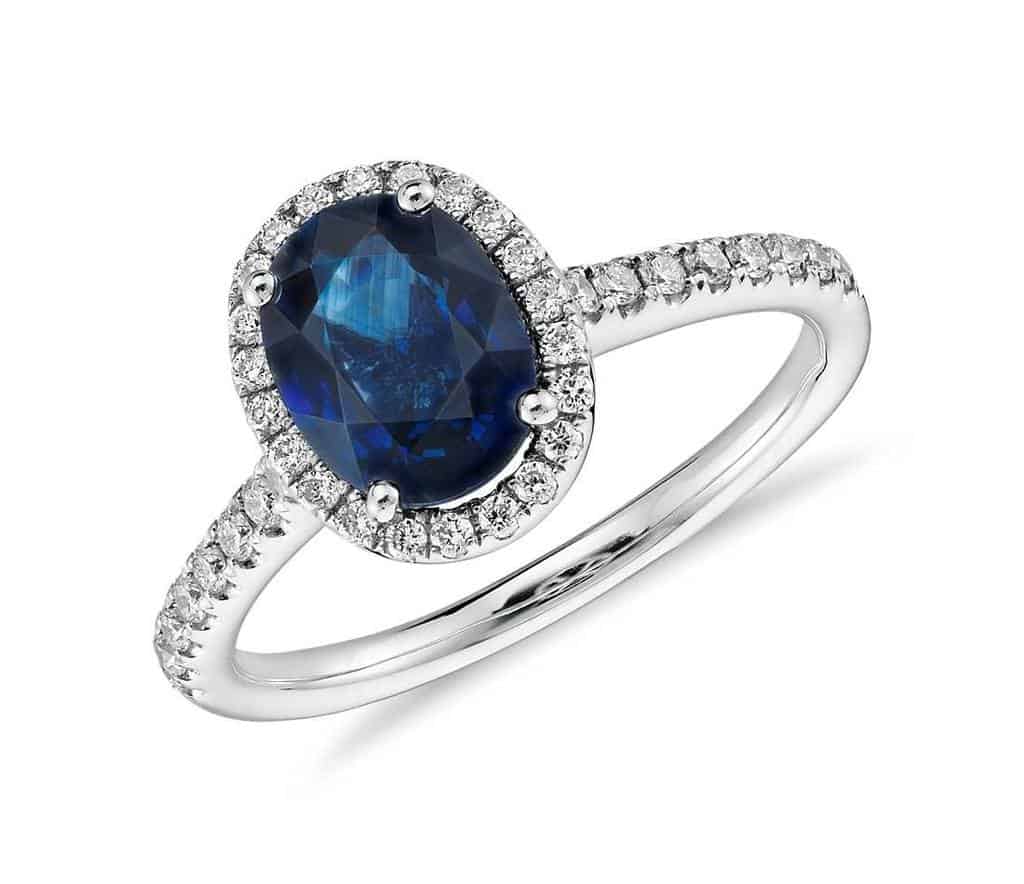 blue stone ring