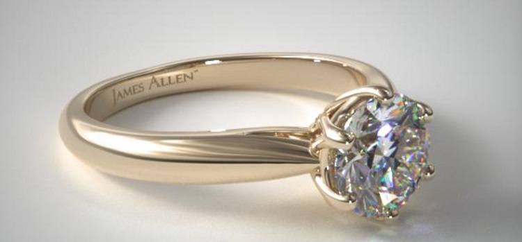 James Allen Heart Shaped Solitaire Engagement Ring